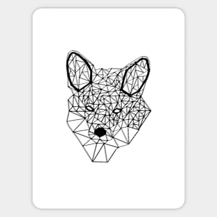 Geometric Animals : Fox Sticker